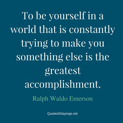 Ralph Waldo Emerson Quotes And Sayings