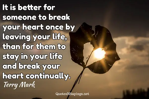 Bad relationship quotes - Terry Mark