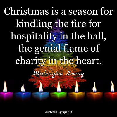 Washington Irving merry Christmas quote - Christmas is the season ...