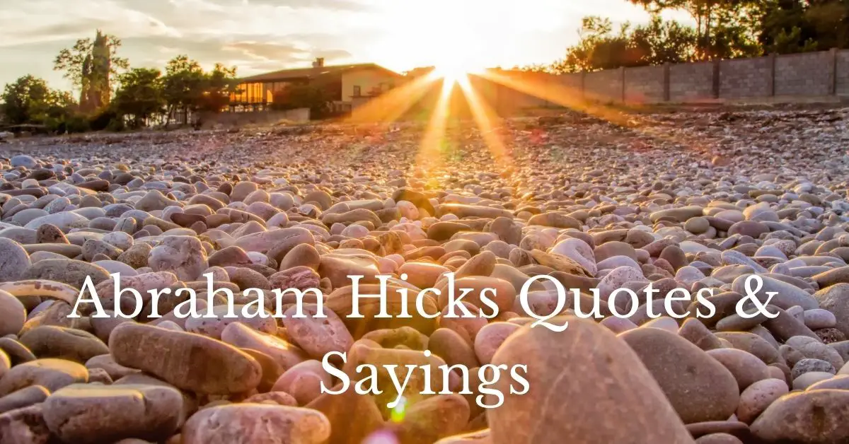 Featured image for a page of Abraham Hicks quotes.